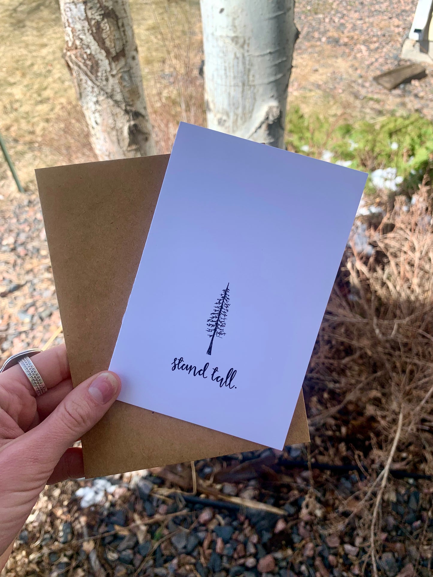 Stand Tall // Greeting Card