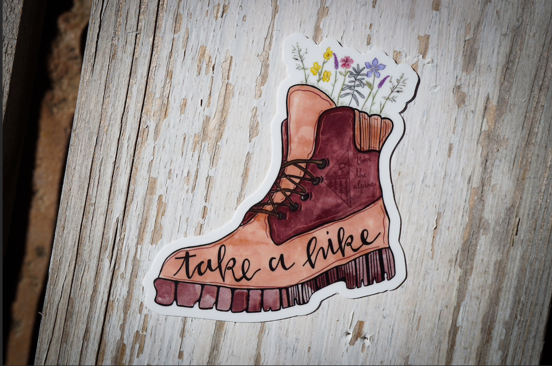 Take a Hike Sticker