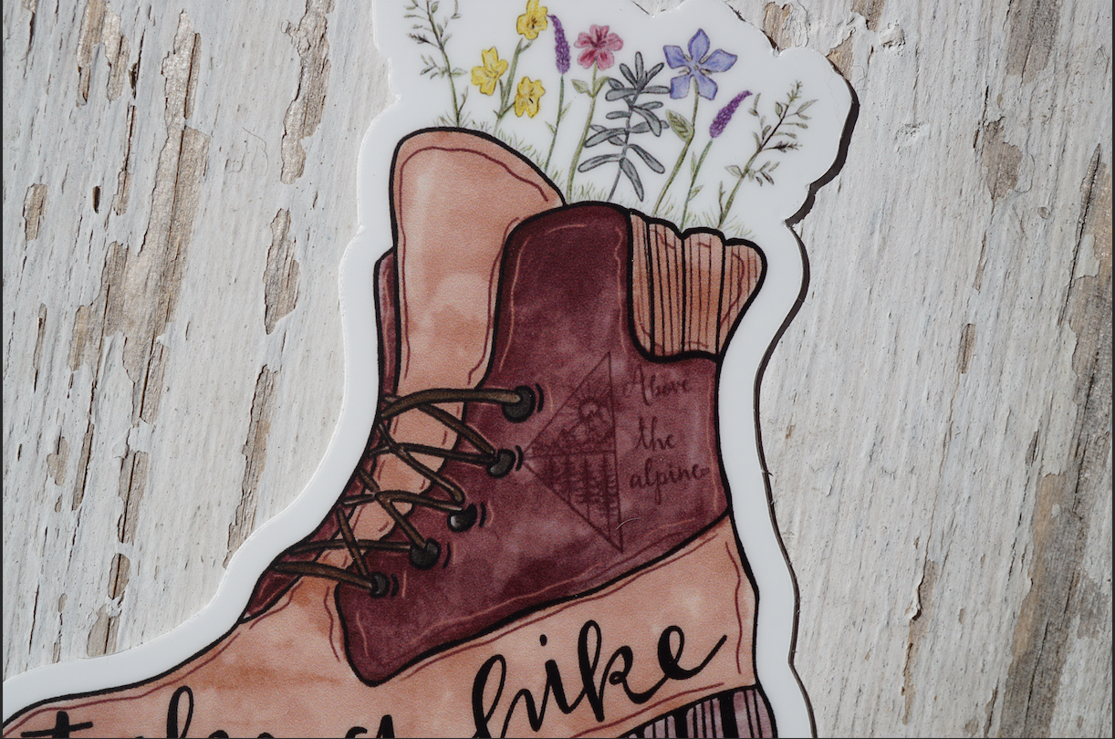 Take a Hike Sticker