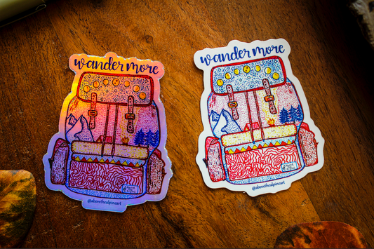 Wander More // Sticker Pack