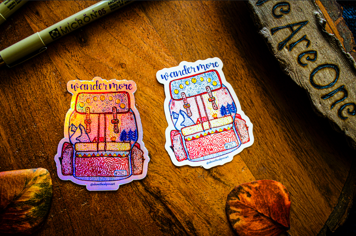 Wander More // Sticker Pack