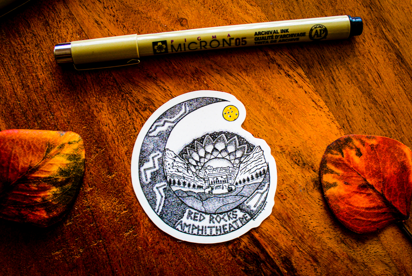 Red Rocks Amphitheatre Sticker