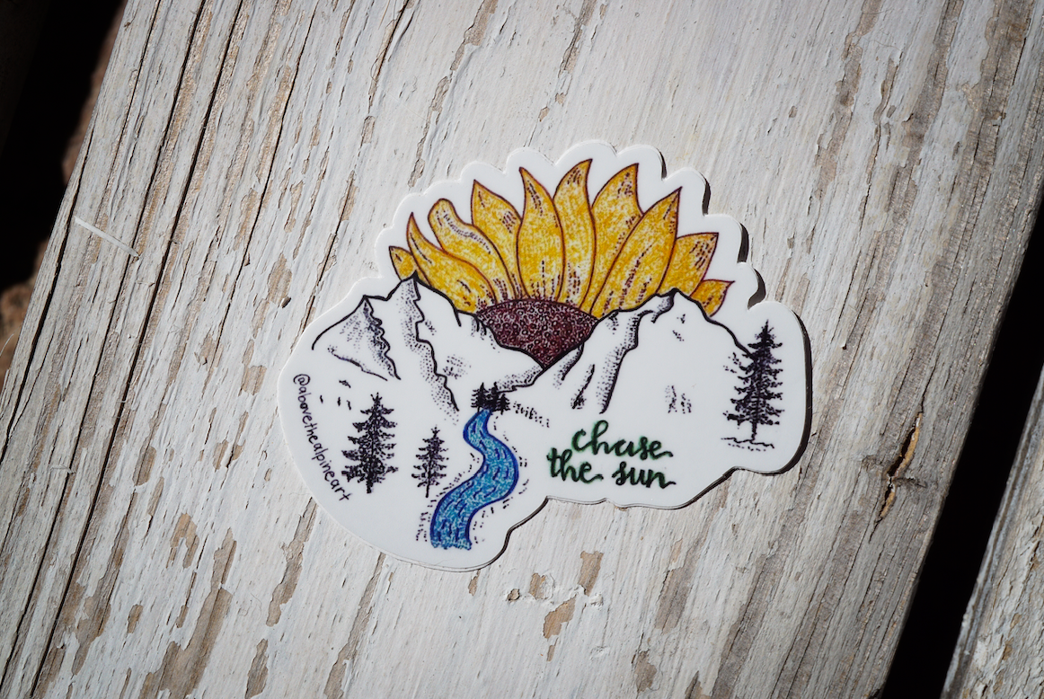 Chase the Sun Sticker