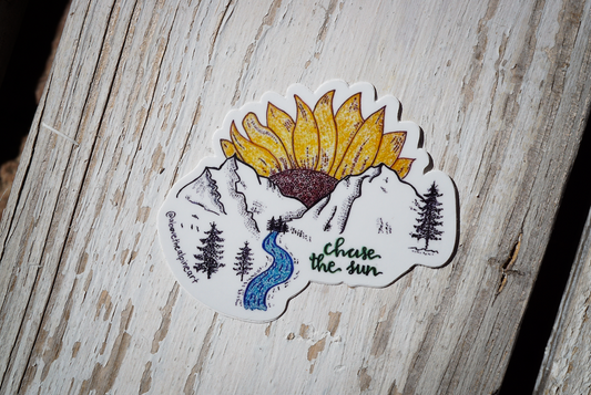 Chase the Sun Sticker