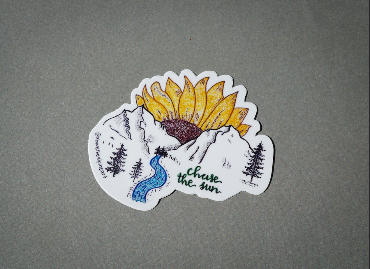 Chase the Sun Sticker