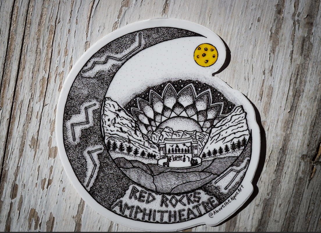 Red Rocks Amphitheatre Sticker
