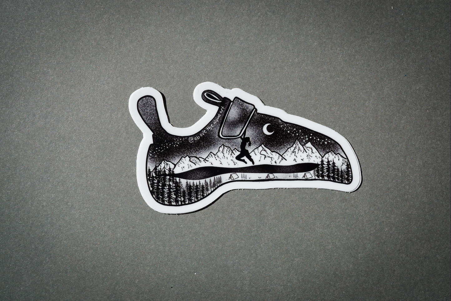 Climbing Shoe Sticker
