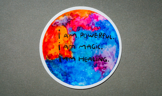 Healing Moon Sticker