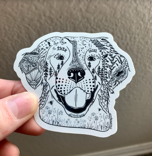 Golden Retriever Sticker