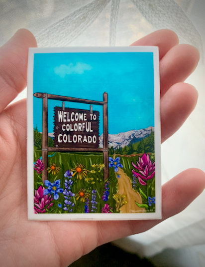 Welcome to Colorful Colorado Sticker