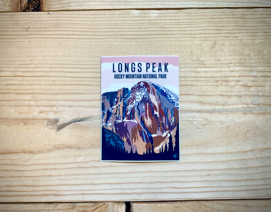 Longs Peak Sticker