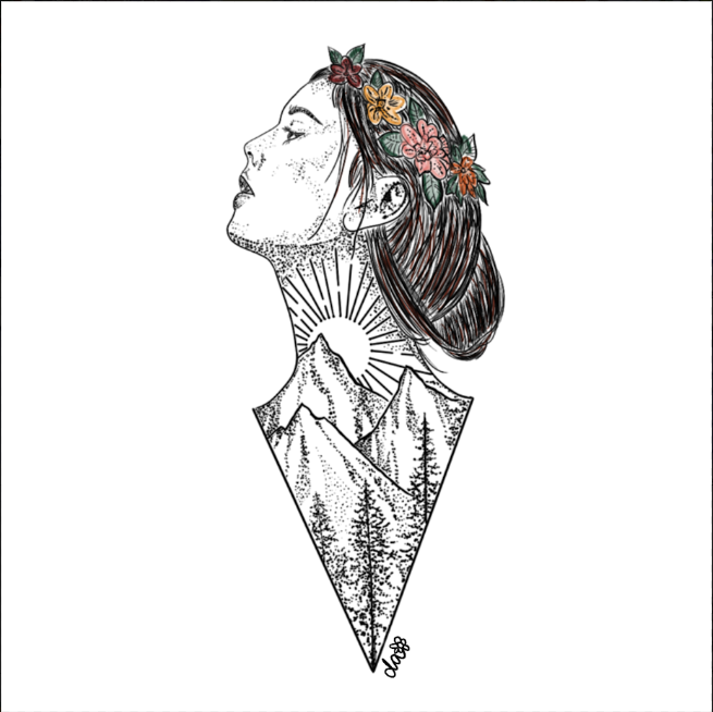 Lady of the Mountains // Print