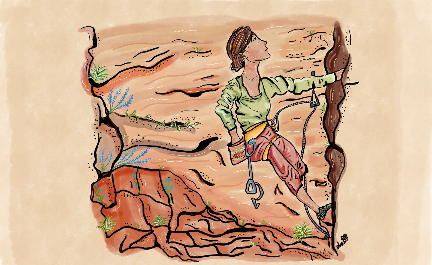 Climber Chick // Print