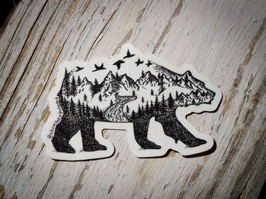 Mountain Bear Sticker