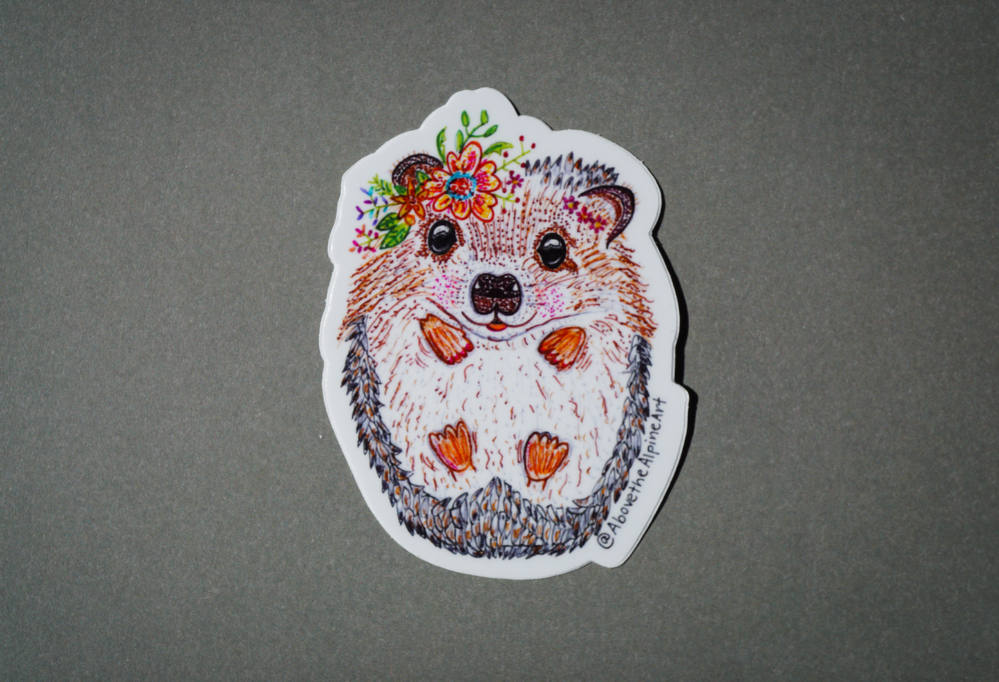 Spring Hedgehog Sticker