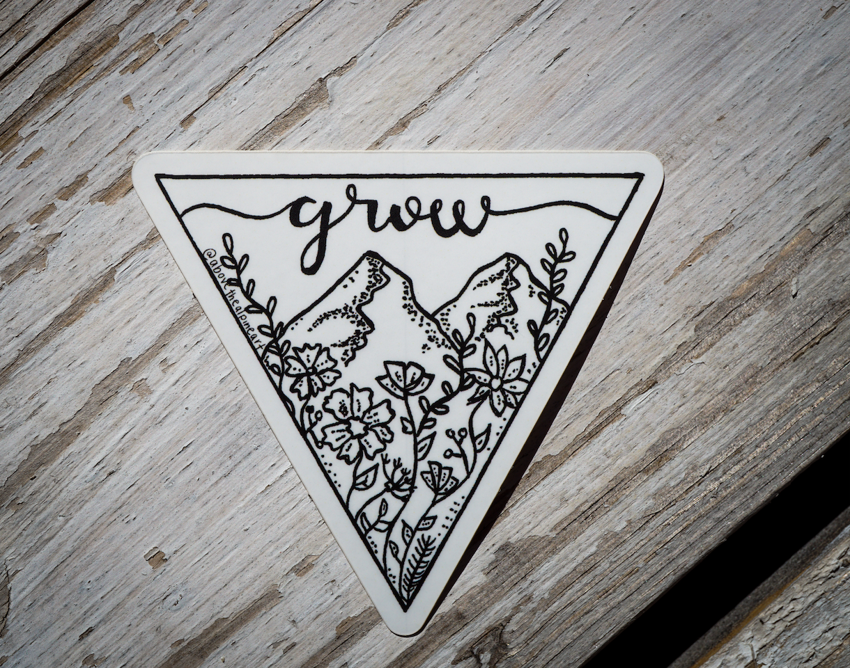 Grow Sticker