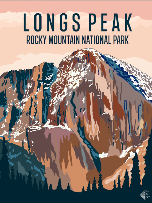 Longs Peak // Print