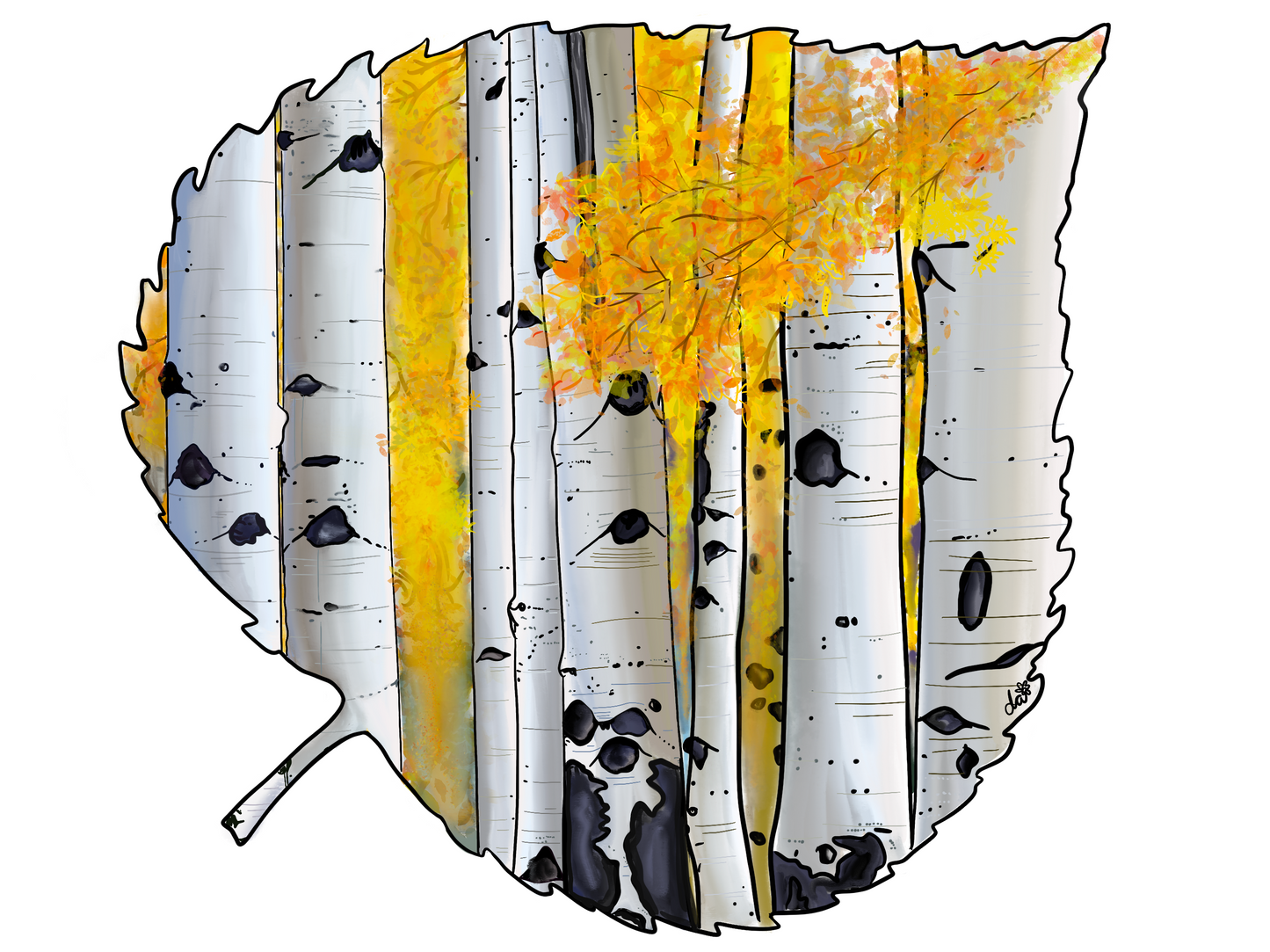 Colorado Aspens // Print